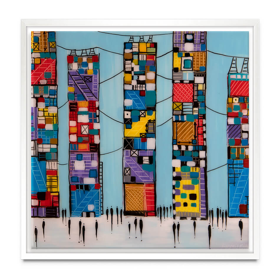 Blue Sky Canvas Print Blue Sky Canvas Print wall art product Ekaterina Ermilkina