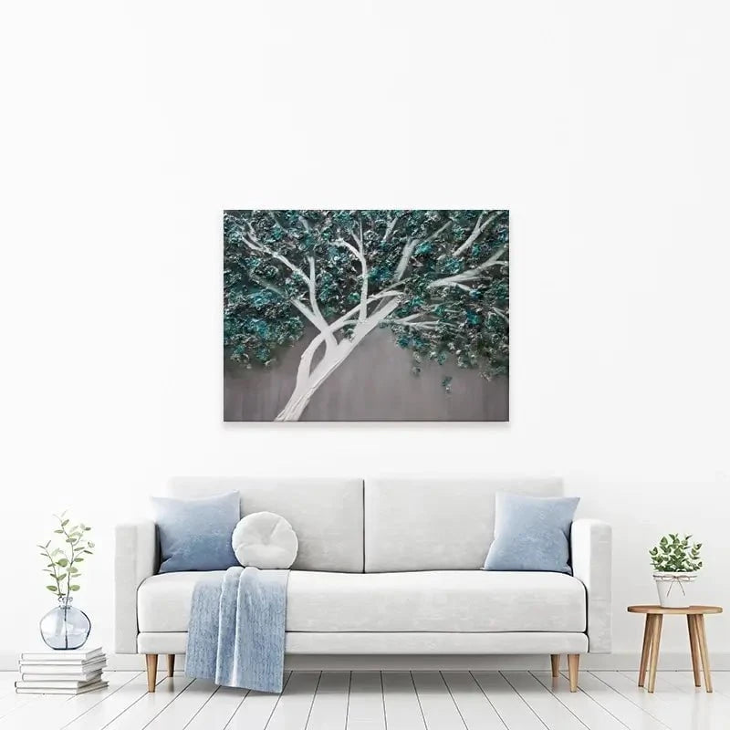 Blue Tree Of Life Canvas Print Blue Tree Of Life Canvas Print wall art product Osnat Tzadok