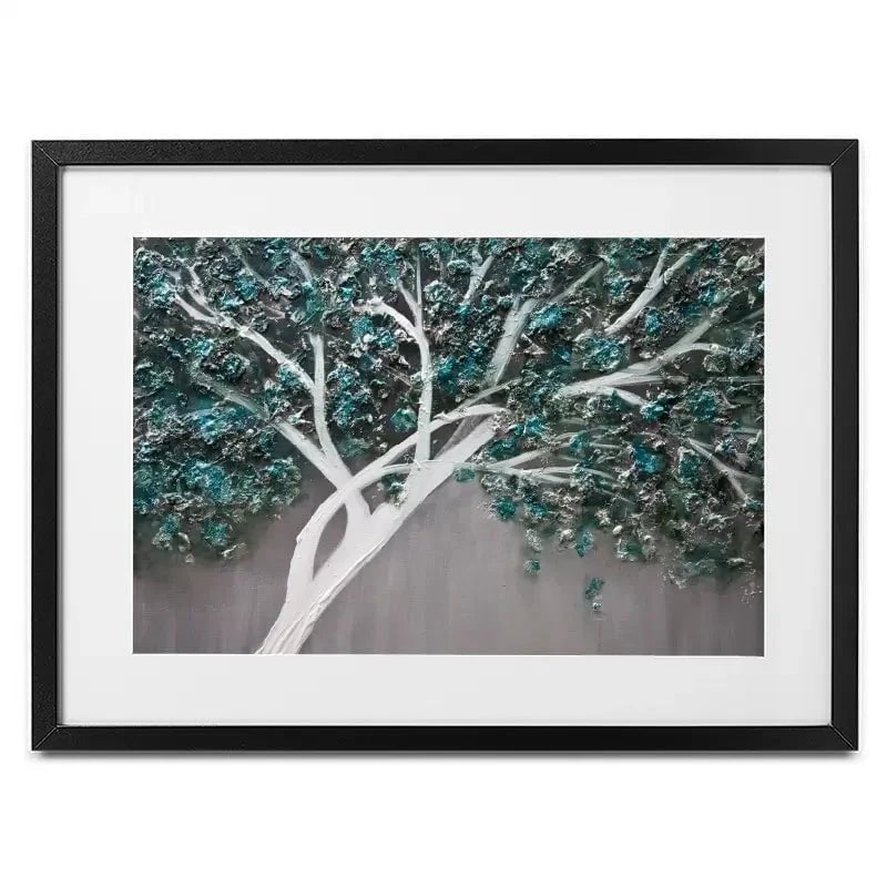 Blue Tree Of Life Framed Art Print Blue Tree Of Life Framed Art Print wall art product Osnat Tzadok