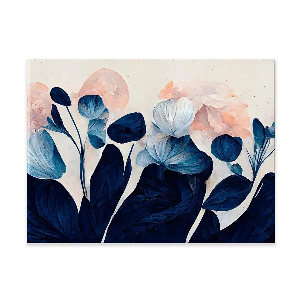 Blue Tulips Canvas Print Blue Tulips Canvas Print wall art product Treechild