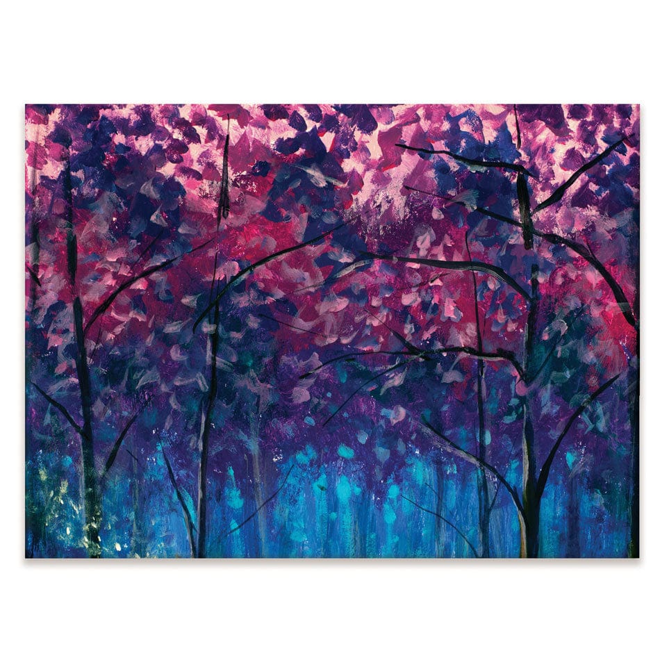 Blue Violet Trees Canvas Print wall art product Valery Rybakow / Shutterstock