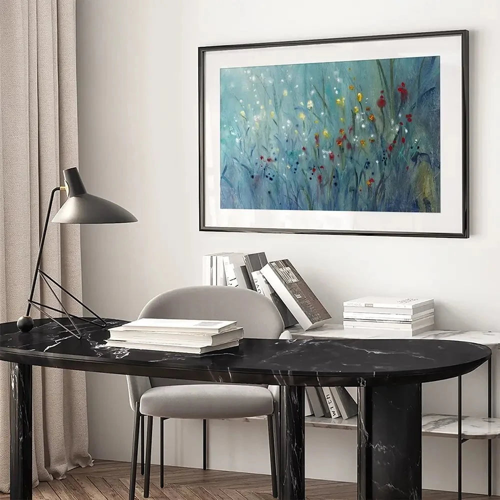Blue Vision Framed Art Print Blue Vision Framed Art Print wall art product Tim O'Toole