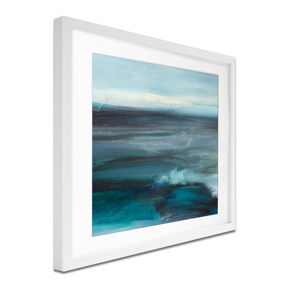 Blue Wash Square Framed Art Print wall art product arteria.lab / Shutterstock
