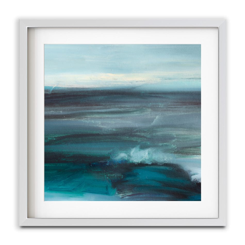 Blue Wash Square Framed Art Print wall art product arteria.lab / Shutterstock
