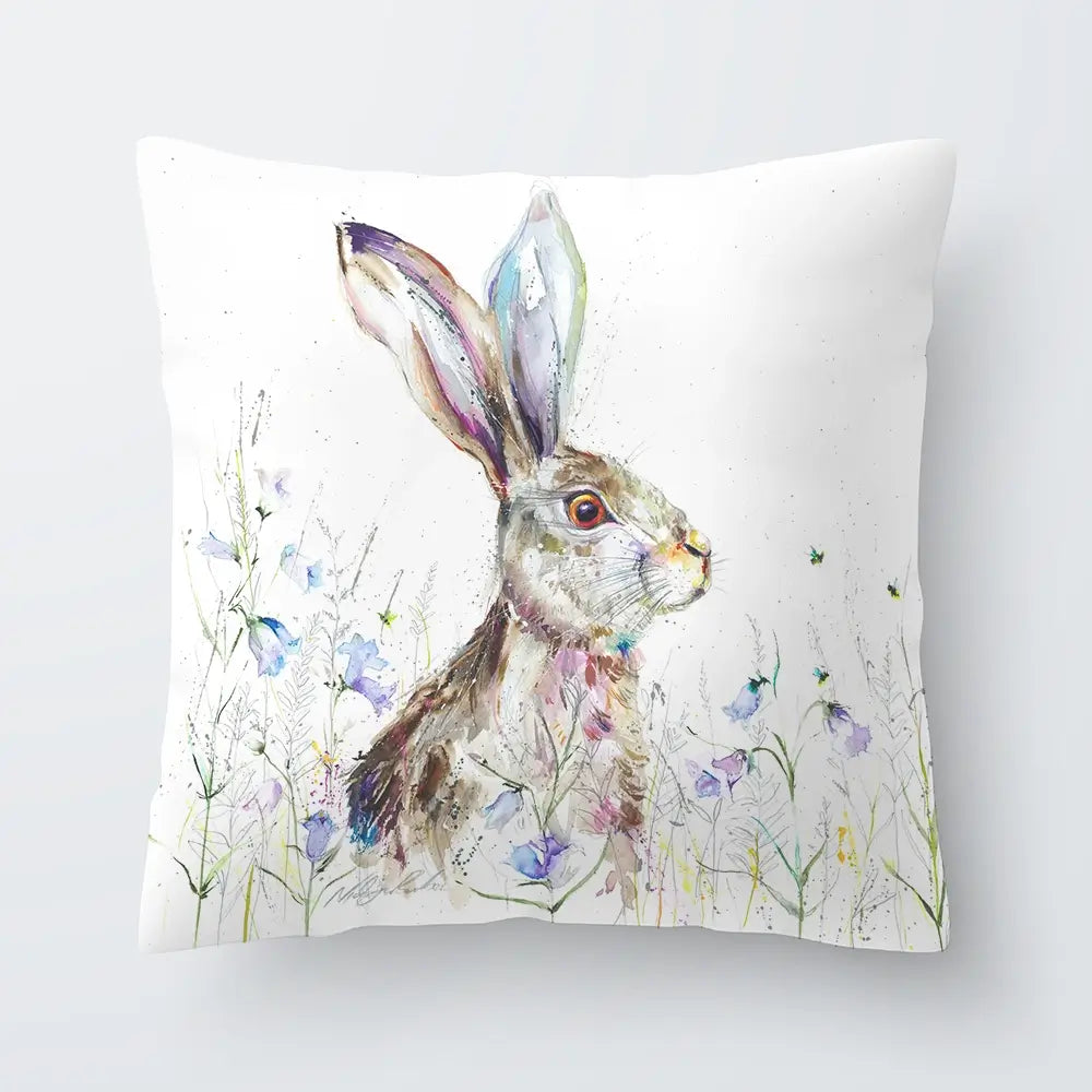 Bluebell Cushion Bluebell Cushion wall art product Nicola Jane Rowles