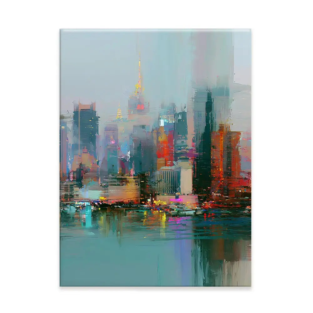 Blurred Skyline Canvas Print Blurred Skyline Canvas Print wall art product David Alexander Elder