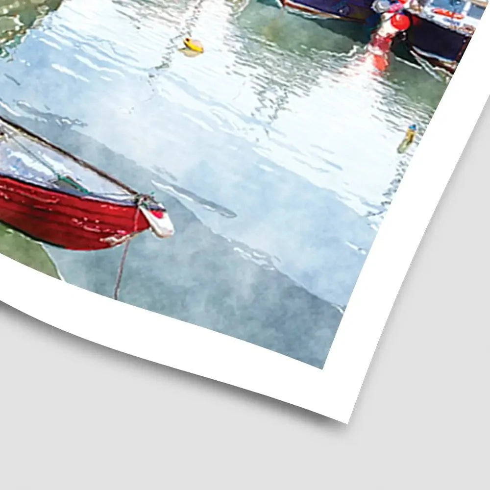 Boat Harbour Art Print Boat Harbour Art Print wall art product Helen Hotson / Shutterstock