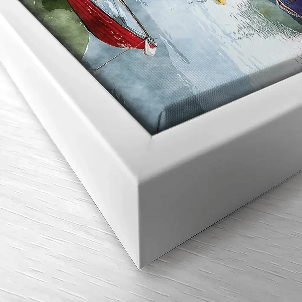 Boat Harbour Canvas Print Boat Harbour Canvas Print wall art product Helen Hotson / Shutterstock