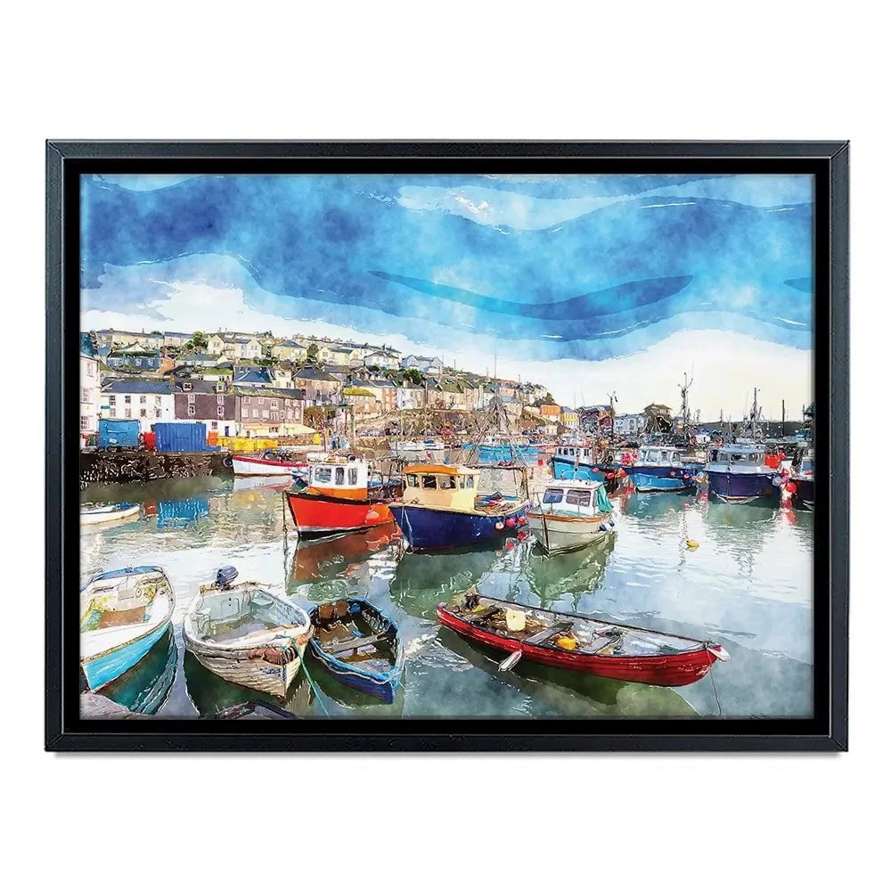 Boat Harbour Canvas Print Boat Harbour Canvas Print wall art product Helen Hotson / Shutterstock
