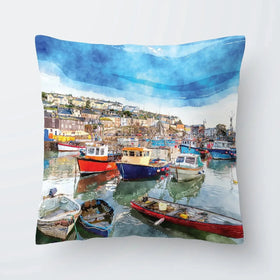 Boat Harbour Cushion Boat Harbour Cushion wall art product Helen Hotson / Shutterstock