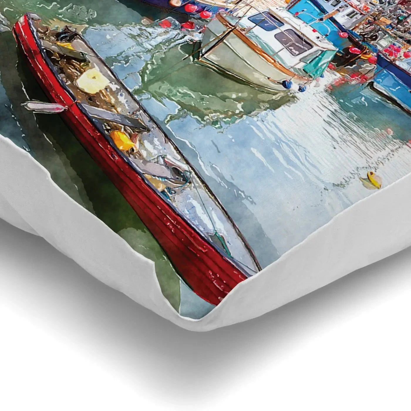 Boat Harbour Cushion Boat Harbour Cushion wall art product Helen Hotson / Shutterstock
