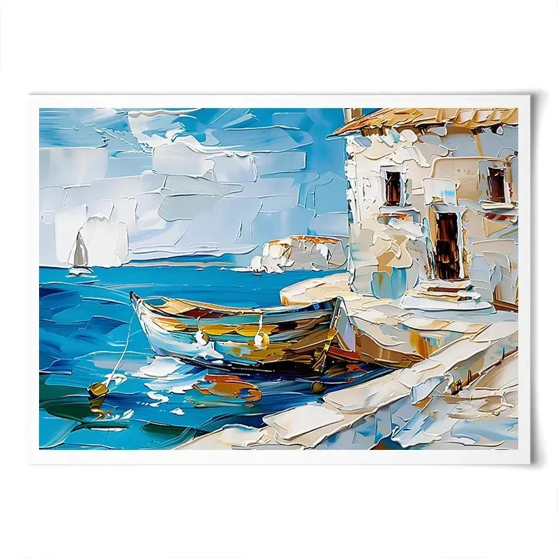 Boat On The Beach Art Print Boat On The Beach Art Print wall art product Elena Avanesova