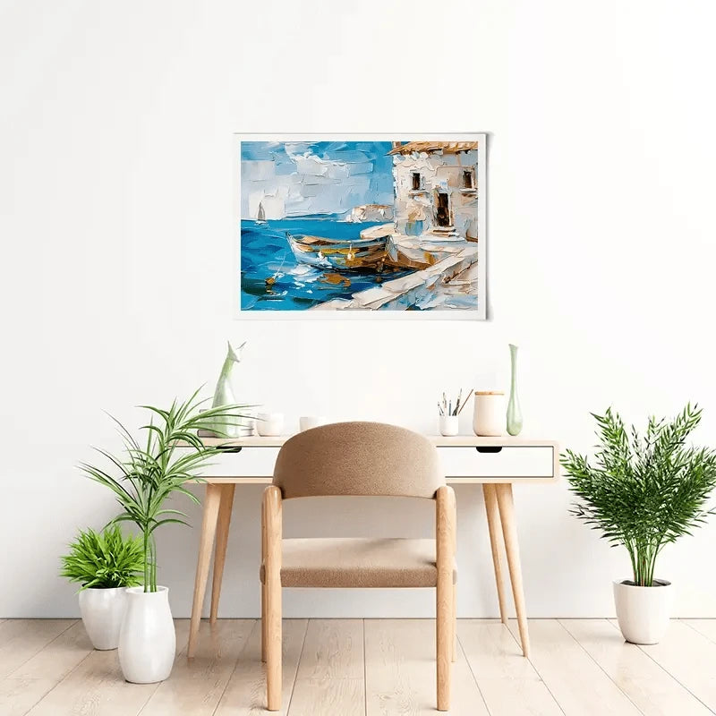 Boat On The Beach Art Print Boat On The Beach Art Print wall art product Elena Avanesova