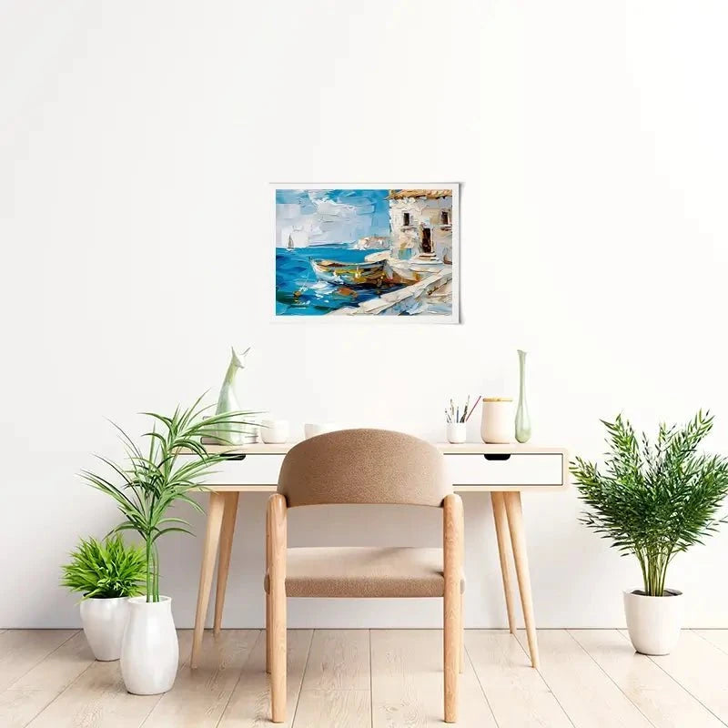 Boat On The Beach Art Print Boat On The Beach Art Print wall art product Elena Avanesova