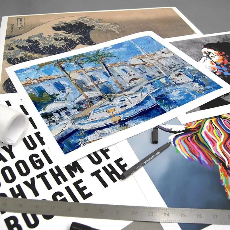 Boats In The Harbour Art Print Boats In The Harbour Art Print wall art product Elena Avanesova