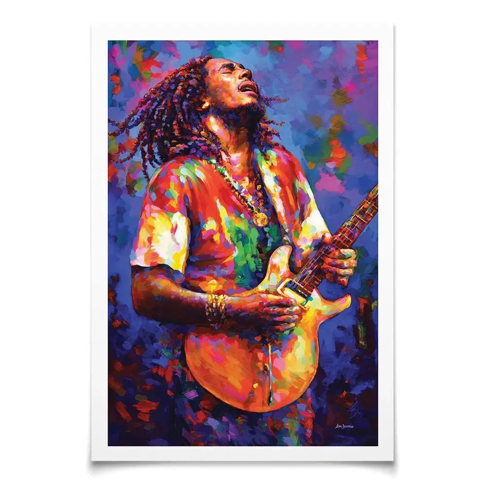 Bob Marley Art Print Bob Marley Art Print wall art product Leon Devenice