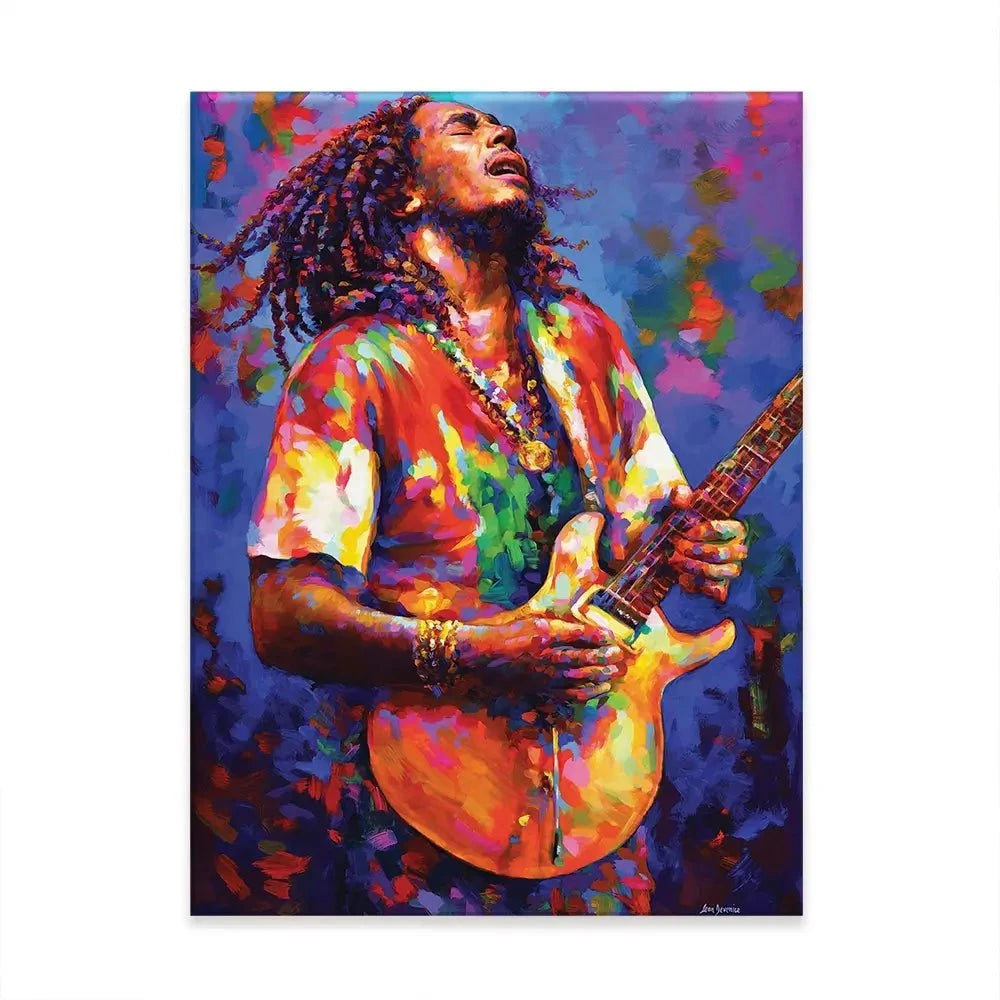 Bob Marley (Herb) Framed 30x40cm Print