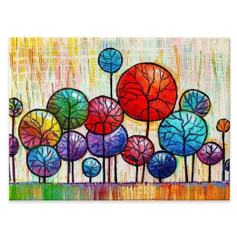 Bobble Trees Canvas Print Bobble Trees Canvas Print wall art product S-BELOV / Shutterstock