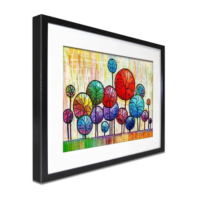 Bobble Trees Framed Art Print Bobble Trees Framed Art Print wall art product S-BELOV / Shutterstock