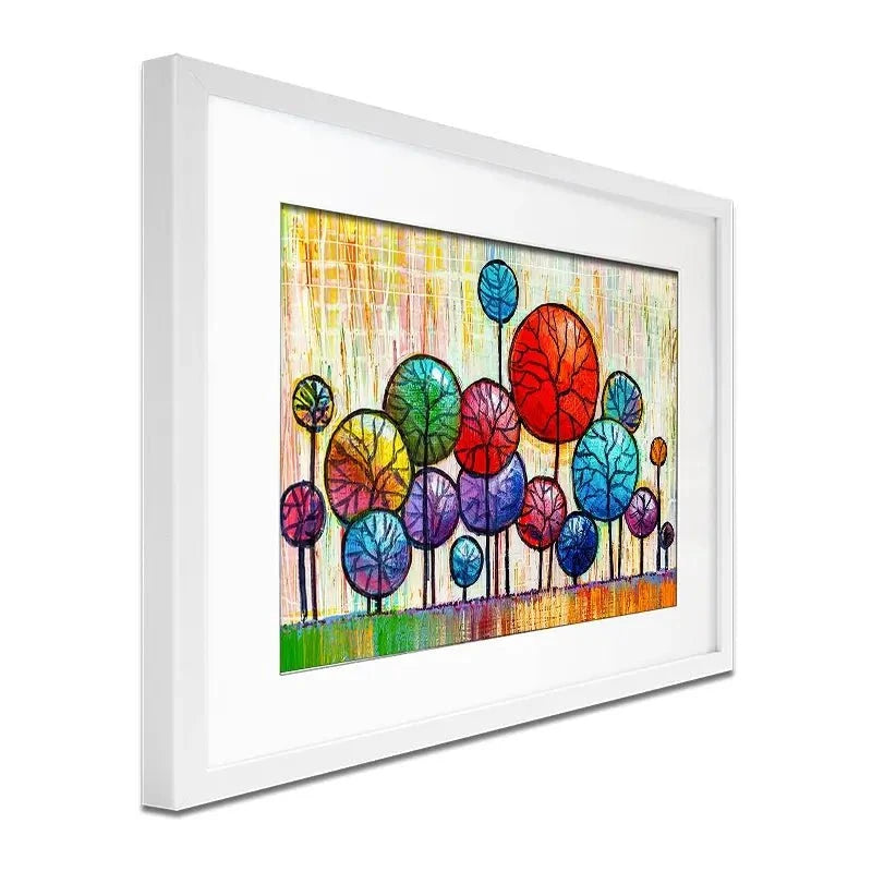 Bobble Trees Framed Art Print Bobble Trees Framed Art Print wall art product S-BELOV / Shutterstock