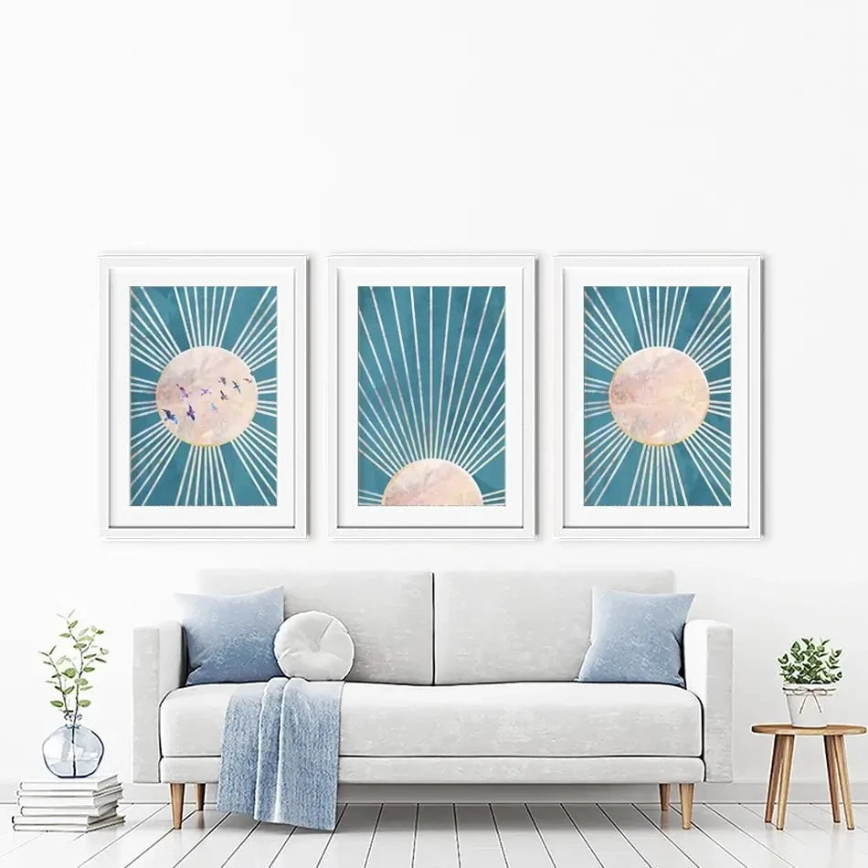 Boho Framed Art Print Trio Boho Framed Art Print Trio wall art product Sarah Manovski