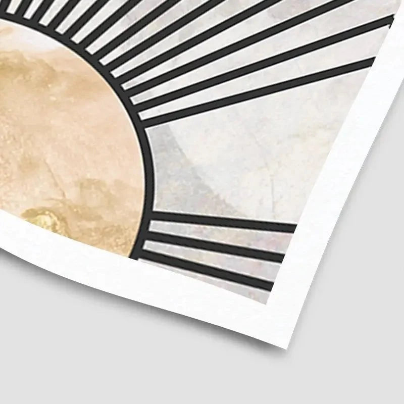 Boho Sun Black 2 Art Print Boho Sun Black 2 Art Print wall art product Sarah Manovski