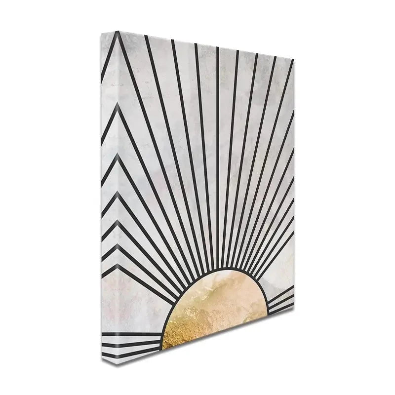 Boho Sun Black 2 Canvas Print Boho Sun Black 2 Canvas Print wall art product Sarah Manovski