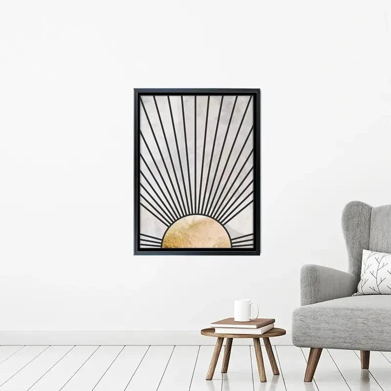 Boho Sun Black 2 Canvas Print Boho Sun Black 2 Canvas Print wall art product Sarah Manovski