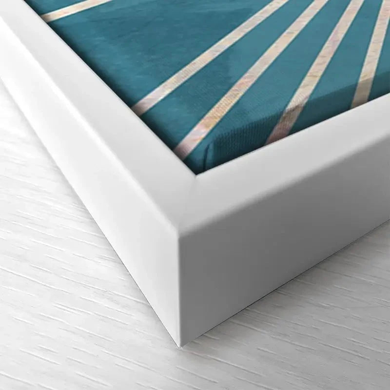 Boho Sun Blue 1 Canvas Print Boho Sun Blue 1 Canvas Print wall art product Sarah Manovski