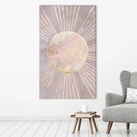 Boho Sun Pink 1 Canvas Print Boho Sun Pink 1 Canvas Print wall art product Sarah Manovski