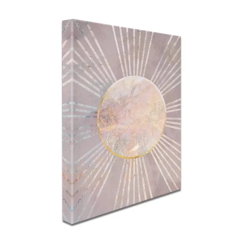 Boho Sun Pink 1 Canvas Print Boho Sun Pink 1 Canvas Print wall art product Sarah Manovski