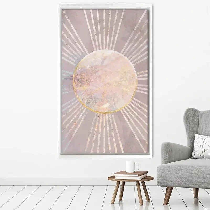 Boho Sun Pink 1 Canvas Print Boho Sun Pink 1 Canvas Print wall art product Sarah Manovski