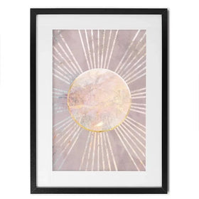 Boho Sun Pink 1 Framed Art Print Boho Sun Pink 1 Framed Art Print wall art product Sarah Manovski
