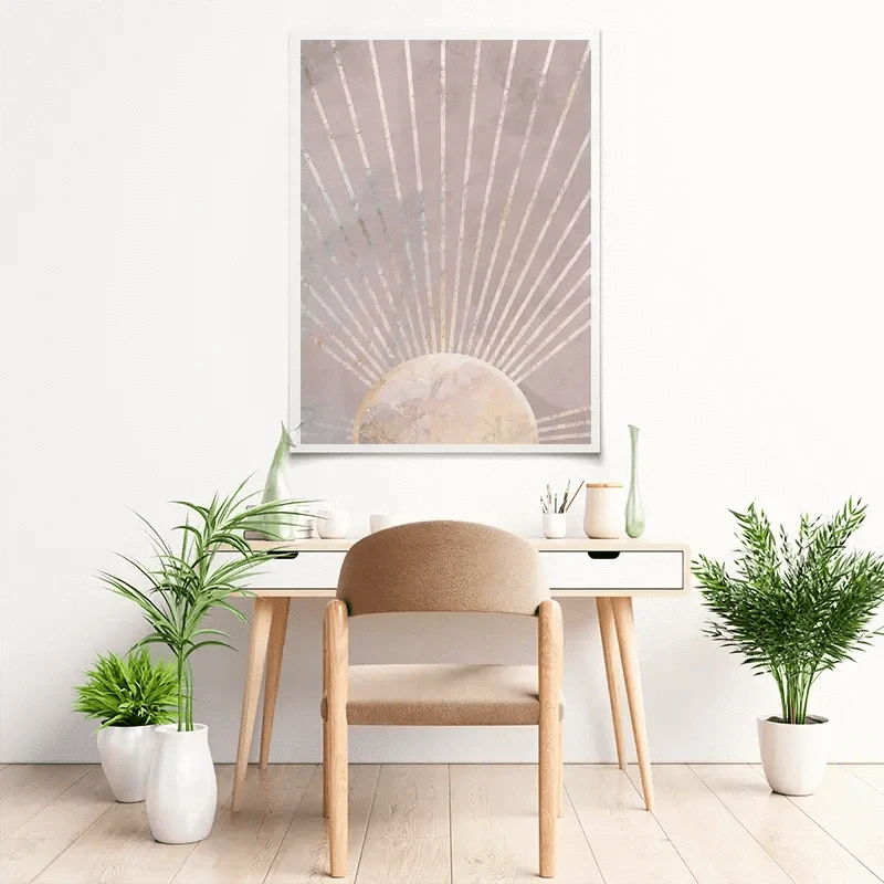 Boho Sun Pink 2 Art Print Boho Sun Pink 2 Art Print wall art product Sarah Manovski