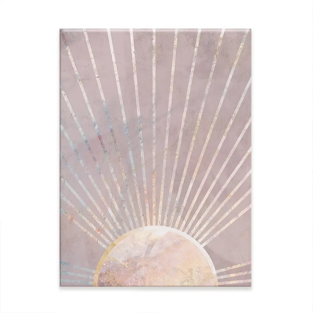 Boho Sun Pink 2 Canvas Print Boho Sun Pink 2 Canvas Print wall art product Sarah Manovski