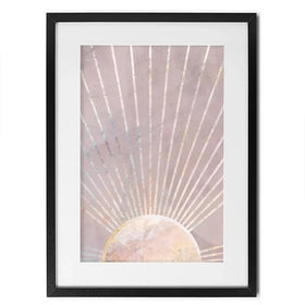 Boho Sun Pink 2 Framed Art Print Boho Sun Pink 2 Framed Art Print wall art product Sarah Manovski