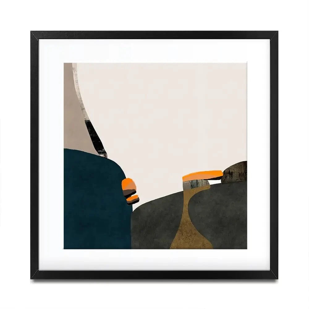 Bold And Serene Square Framed Art Print Bold And Serene Square Framed Art Print wall art product Roberto Moro