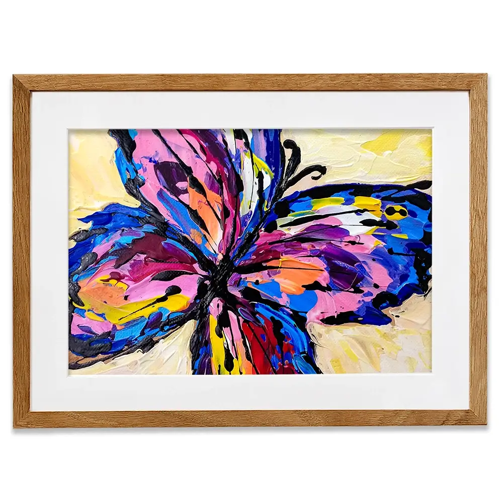 Bold Butterfly Framed Art Print Bold Butterfly Framed Art Print wall art product Olga Tkachyk
