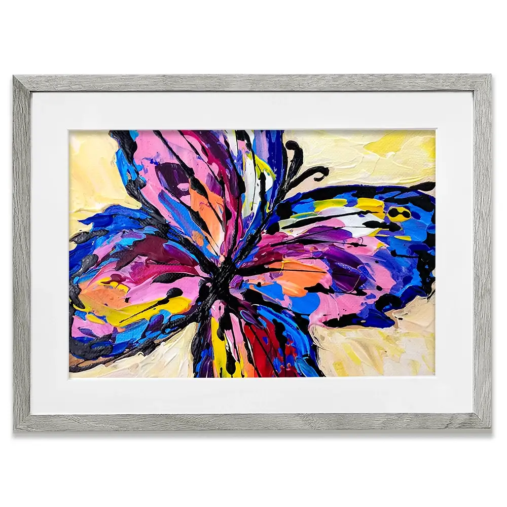 Bold Butterfly Framed Art Print Bold Butterfly Framed Art Print wall art product Olga Tkachyk