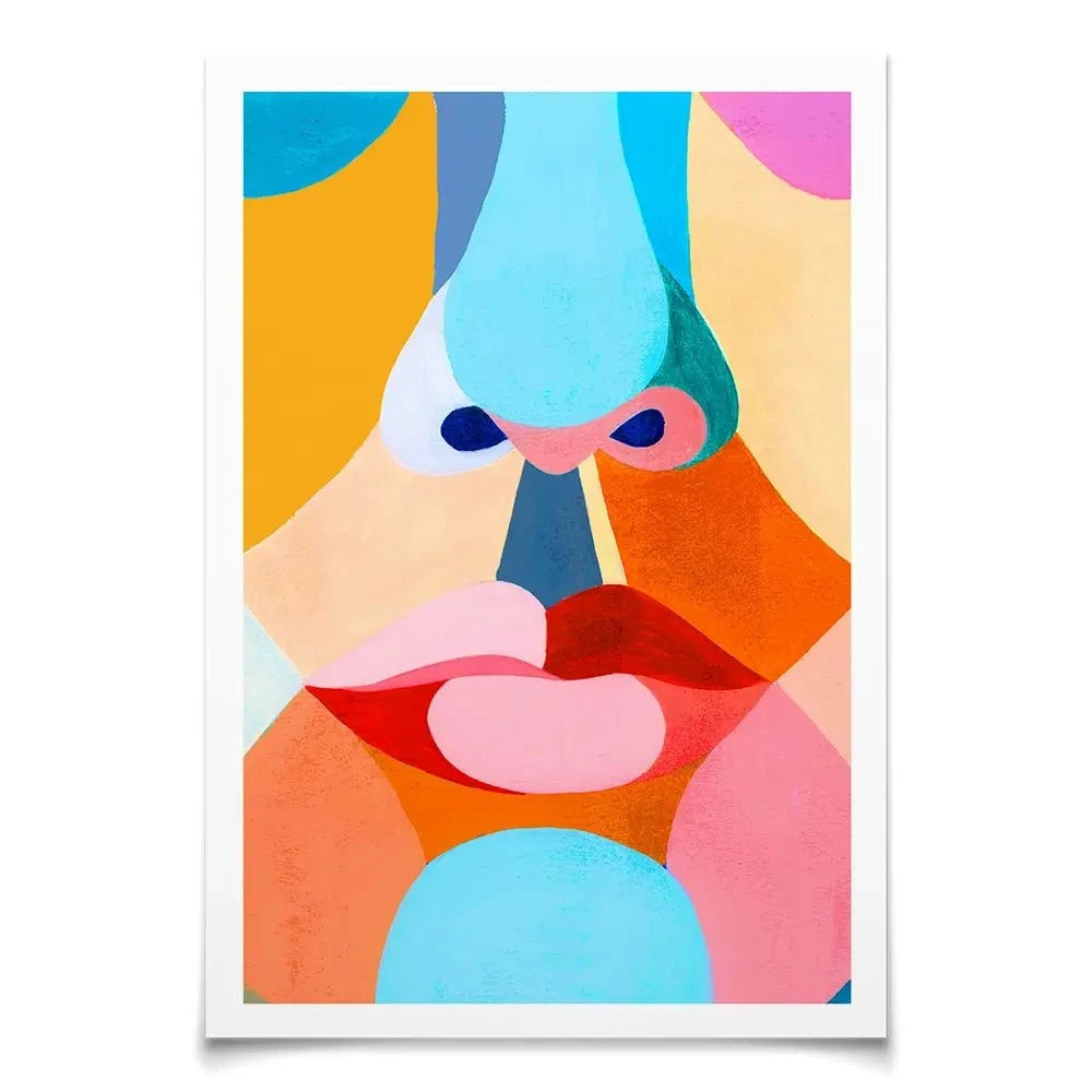 Bold Features Art Print Bold Features Art Print wall art product Grace Popp