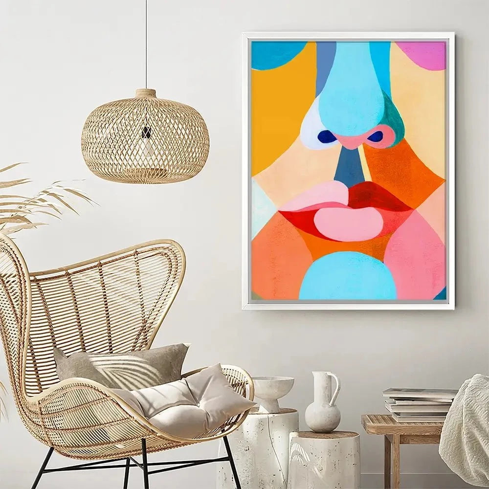 Bold Features Canvas Print Bold Features Canvas Print wall art product Grace Popp