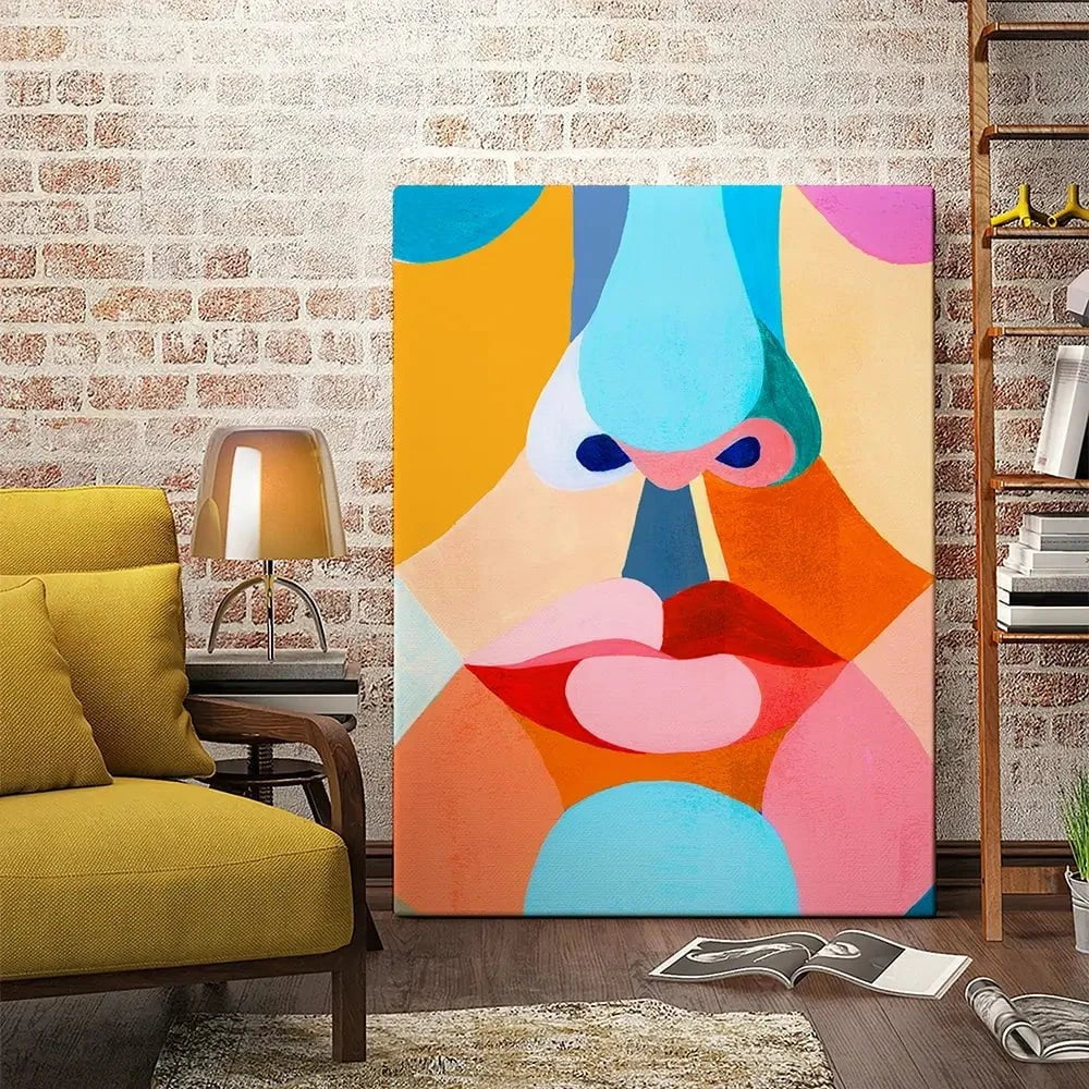 Bold Features Canvas Print Bold Features Canvas Print wall art product Grace Popp