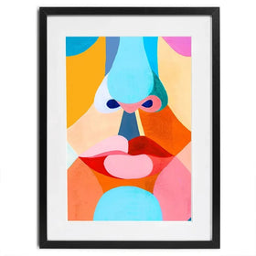 Bold Features Framed Art Print Bold Features Framed Art Print wall art product Grace Popp