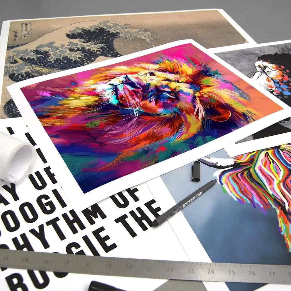 Bold Lion Art Print Bold Lion Art Print wall art product Art Print Shop