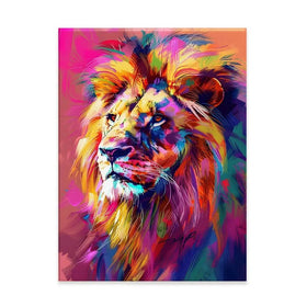 Bold Lion Canvas Print Bold Lion Canvas Print wall art product Art Print Shop