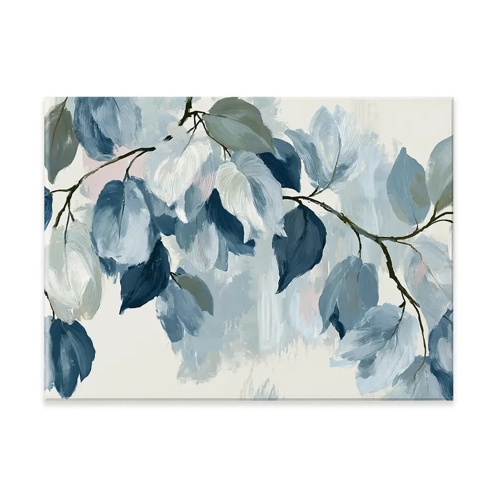 Bone Leaf Cascade Canvas Print Bone Leaf Cascade Canvas Print wall art product Chromatic Storm Studio