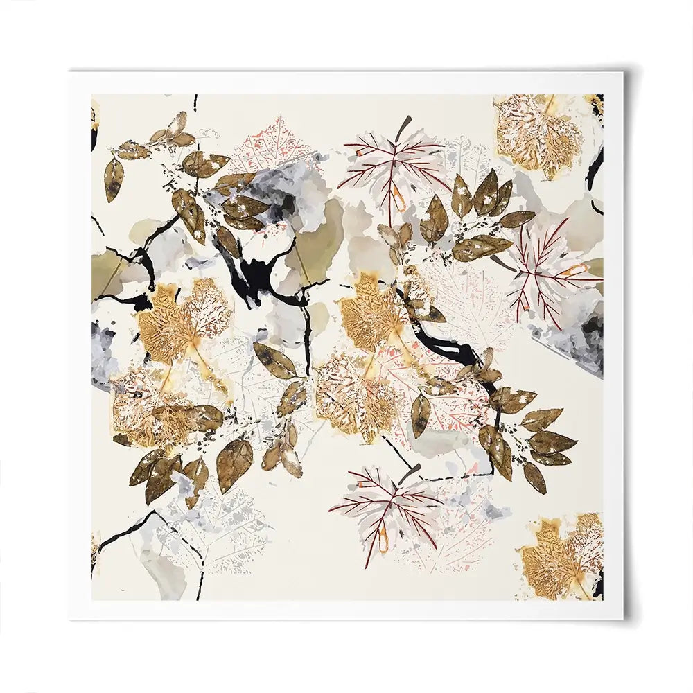Botanical Branches Square Art Print Botanical Branches Square Art Print wall art product Art Print Shop