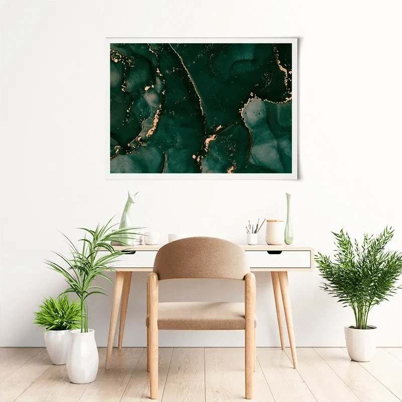 Bottle Green Marble 2 Art Print Bottle Green Marble 2 Art Print wall art product djero.adlibeshe yahoo.com / Shutterstock