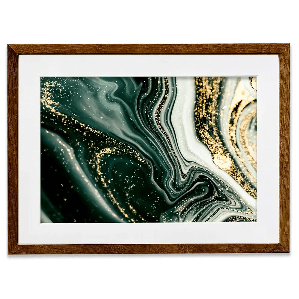 Bottle Green Marble Framed Art Print Bottle Green Marble Framed Art Print wall art product CARACOLLA / Shutterstock