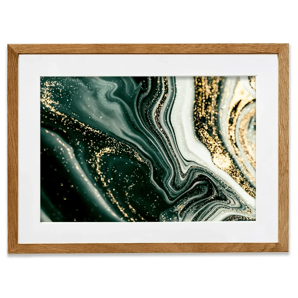 Bottle Green Marble Framed Art Print Bottle Green Marble Framed Art Print wall art product CARACOLLA / Shutterstock
